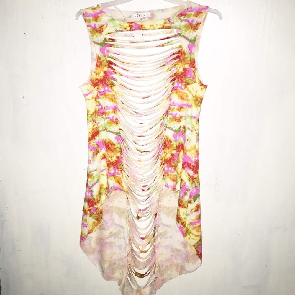 Cut up high low top